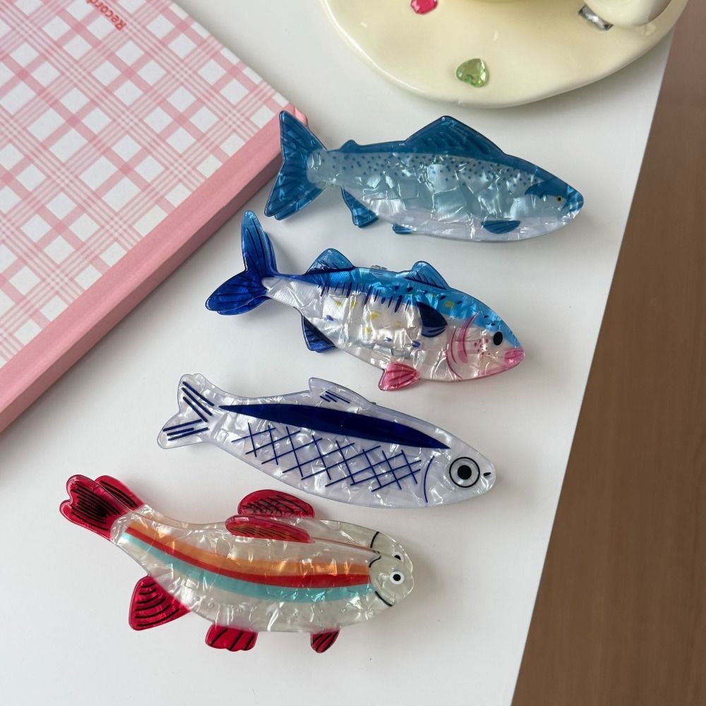 Hairpin Ocean Animal Hair Claw - Lifestyle Of Korean 评论和价格