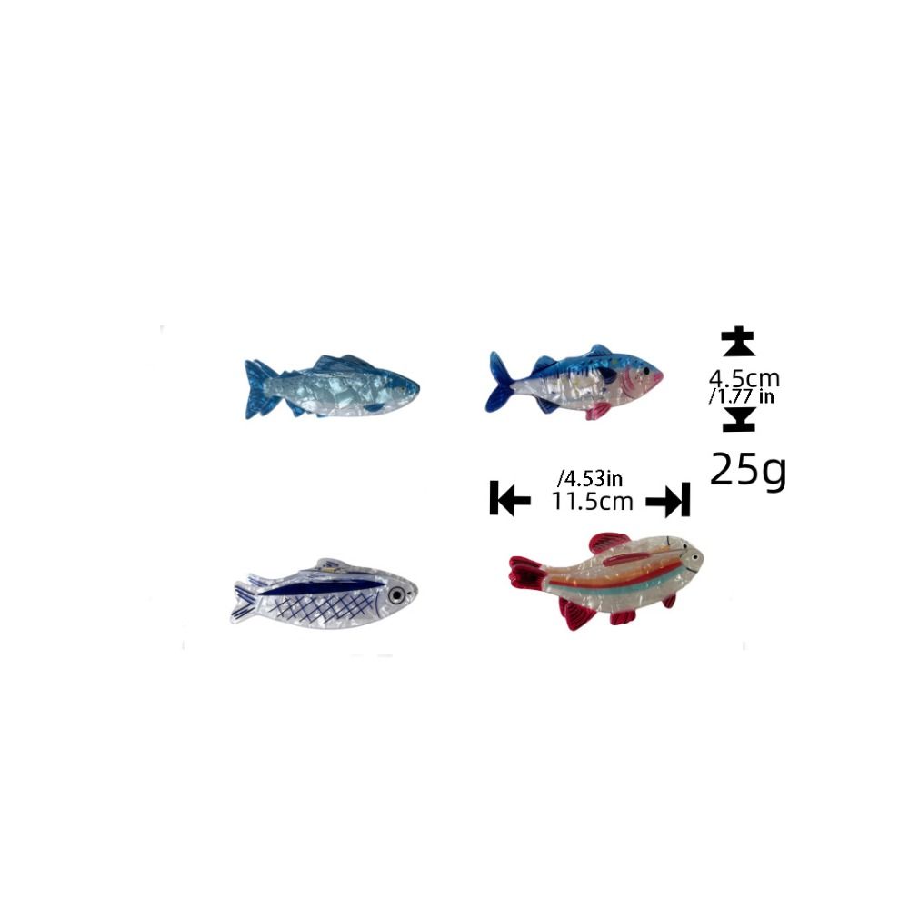 Hairpin Ocean Animal Hair Claw - Lifestyle Of Korean 评论和价格
